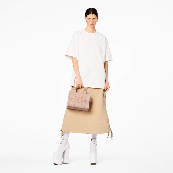 Marc Jacobs The Leather Small Tote Bag - Rose - Picture 5 of 10